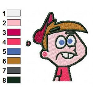 Timmy Turner Oddparents Embroidery Design 03